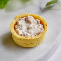 Киш мини с лососем и шпинатом (25 г)