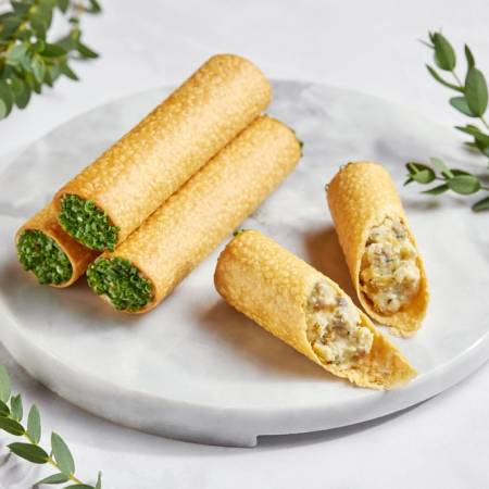 Трубочки с картофелем и грибами 45г